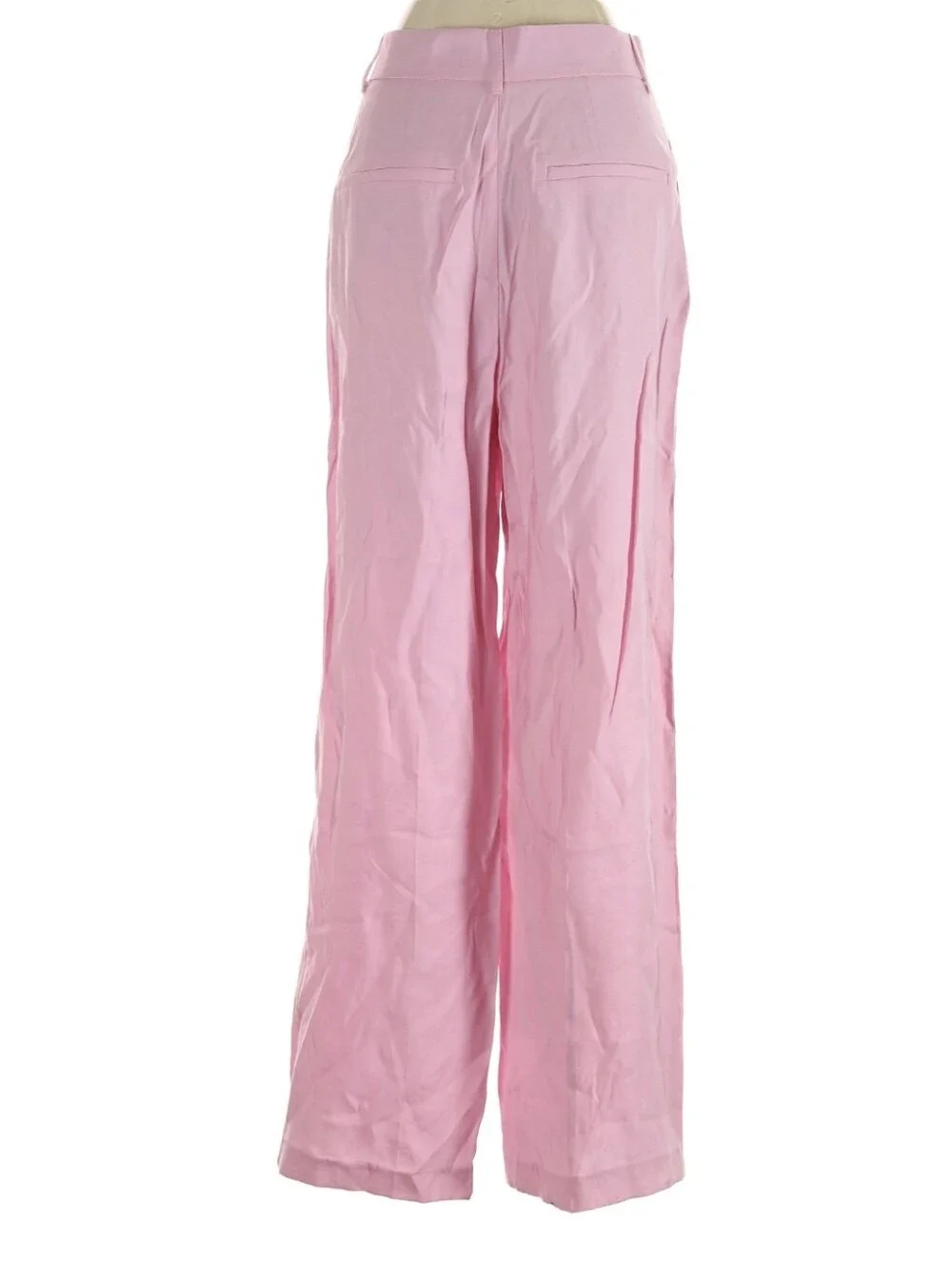 Zara Wide Legs Pants Pink Size XS